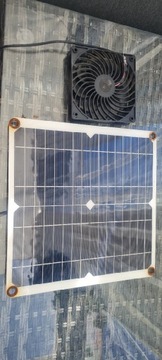 Wiatrak  klimatyzacja SOLARNY panel solarny