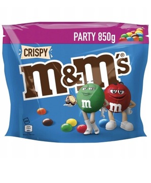 CUKIERKI M&M's CRISPY PARTY BAG 850g