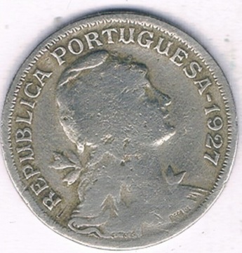 PORTUGALIA 50 centów 1927
