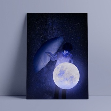 Plakat 70x100 cm - Blue