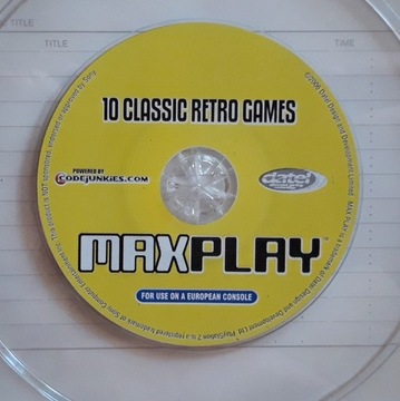 MaxPlay. Płyta CD z retro grami na PSX, PSOne, PS2