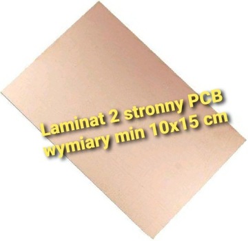 Laminat PCB FR4 dwustronny min. 10x15 cm