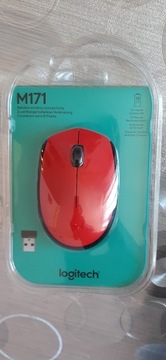 Logitech M171 Red Mysz Bezprzewodowa czerwona NOWA