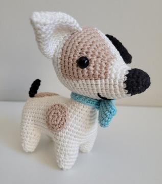 Piesek Jack Russell terrier maskotka HandMAde 