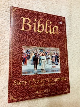 BIBLIA Stary i Nowy Testament 4xDVD NOWE lektor PL