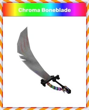 Roblox Murder Mystery 2 Chroma Boneblade