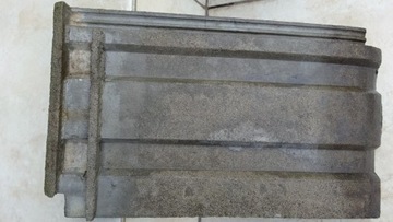Dachówka betonowa cementowa  stara powojenna 38x22