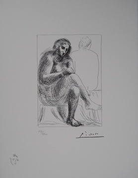 Pablo Picasso,litografia,cykl:Suita Vollarda,1973