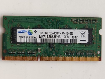 Pamięć Samsung DDR3 1066 1 GB sodimm PC3 8500 