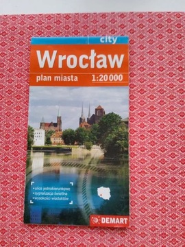 Wrocław plan miasta 1:20 000 Demart