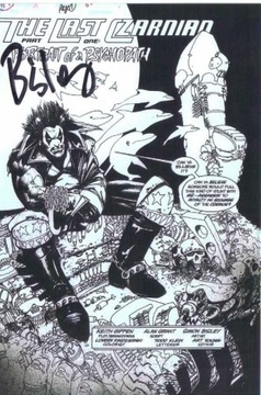 Simon Bisley - komiks - Lobo - autograf