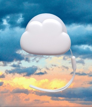 LAMPKA Lampa Nocna Chmurka Cloud