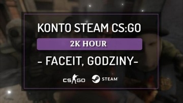 KONTO STEAM Z CS:GO |CS2 2000 HOUR  FACEIT GODZINY