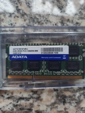 RAM DDR3 ADATA 2GB 2RX8 PC3