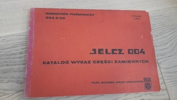 Katalog części Jelcz 004 PRL straż Polmo JZS