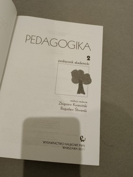 Pedagogika, podręcznik akademicki 1 i 2