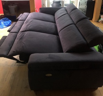 Sofa z funkcją relaksu ( 3 fotele rozkładane autom