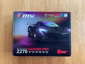 MSI Z270 Gaming Pro Carbo, i7 6700K, DDR4 16 GB