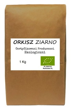 Ekologiczny Orkisz Ziarno 1Kg Zdrowe Eko