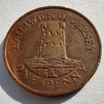 JERSEY 1 Penny 1980 okołoMENNICZA