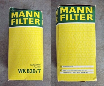 Filtr paliwa Mann-Filter WK 830/7