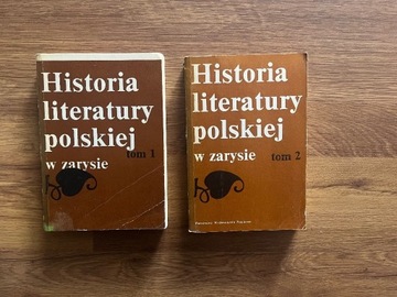 Historia literatury polskiej w zarysie Tom 1 i 2