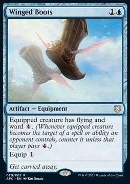 Karta MTG Winged Boots (AFC)