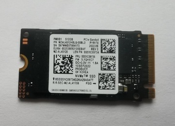 Dysk SSD Samsung PM9B1 512GB M.2 2242 PCIe 4.0
