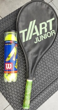 Rakieta tenisowa Tart Junior + 4 piłki Wilson