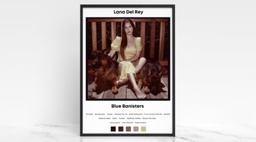 Plakat muzyczny Lana Del Rey A4