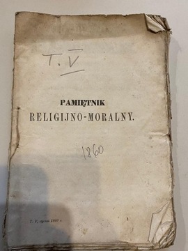 Pamiętnik Religijno-Moralny, 1860, Serya druga