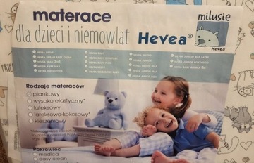 HAVEA, nowy, dziecięcy materac w koty 138 x 69