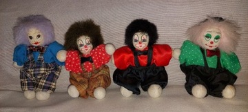 Clown Doll Lalki 4 sztuki
