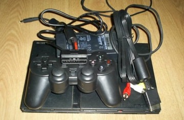 konsola ps2 PlayStation 2,pad i okablowanie