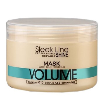 Maska do włosów z jedwabiem Sleek Line 250ml