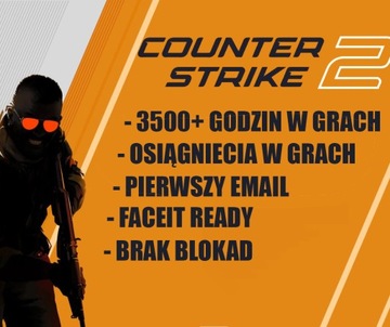 KONTO STEAM CS:GO CS2 +3500h GODZINY OSIĄGNIĘCIA