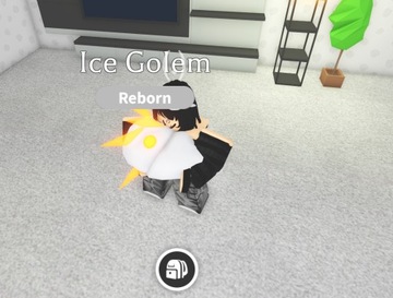 Roblox Adopt Me Ice Golem Neon FR