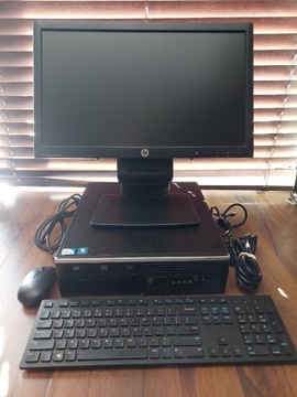 Komputer HP Compaq 6200 Pro, monitor, komplet
