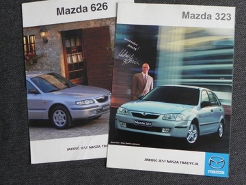 ulotki Mazda 626 323 , j polski