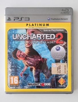 PlayStation Uncharted 2 Platinum The best of PS3 / stan idealny 