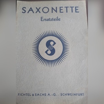 Katalog części Fichtel Sachs Saxonette ksero