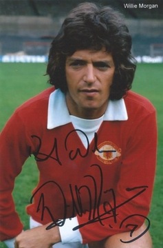 Willie MORGAN oryginalny autograf! MAN UTD MŚ 1974