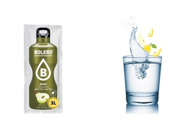 Bolero,napój bez cukru,fit drink,pear/gruszka