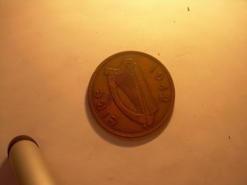Irlandia 1 penny 1942 