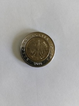 Moneta 5 złoty 100 lecie odzyskania niepodległości