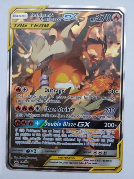 Pokemon Reshiram & Charizard GX (SM 201)