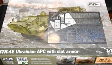 BTR-4E Ukrainian APC with slat armor