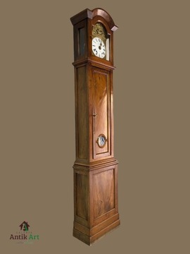 Zegar podłogowy  EMPIRE  Francja XIX w.  KOMPLETNY