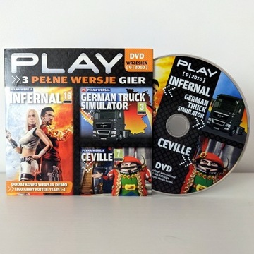 PLAY PC wrzesień 9/2010 DVD gry Infernal Ceville