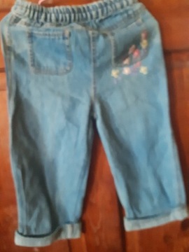 Spodnie jeans haftowanae cherokee 86